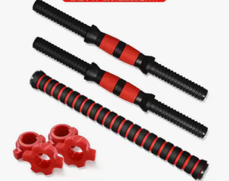 哑铃杆通用螺母配件连接器杠铃家用健身器材高...