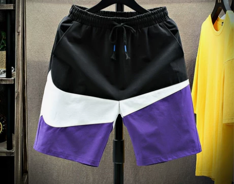 夏季运动休闲男士短裤宽松沙滩五分裤外穿潮流...