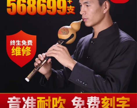 葫芦丝 初学 c调 降b调 A/G/F 学...