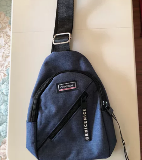 休闲新款防水 男士胸包牛津布 斜挎包男包单...