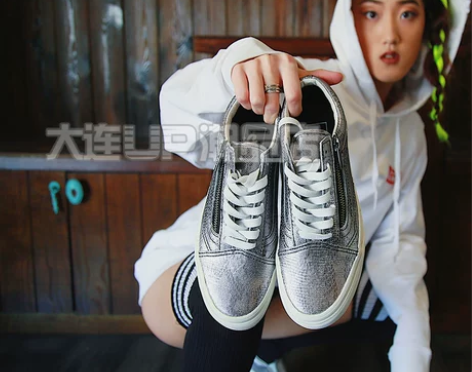 VANS女鞋低帮Old Skool滑板鞋 ...