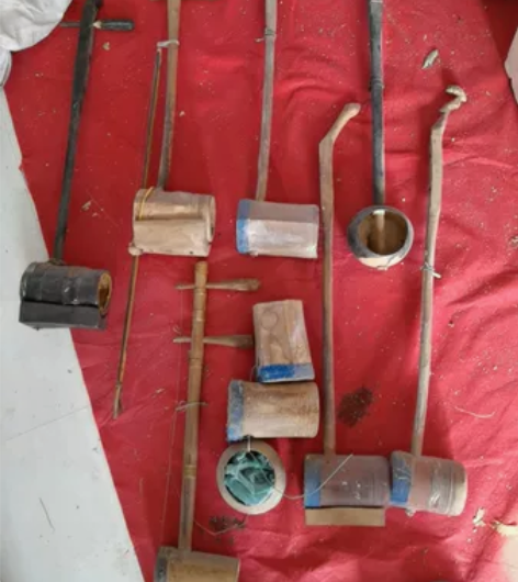 二胡老乐器京胡乐器 老二胡老手工老艺人做的6件打包卖500旧...