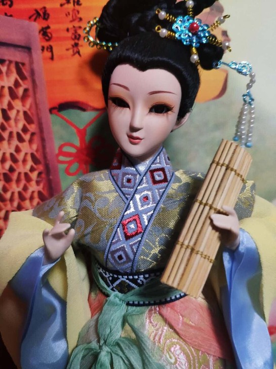 唐人坊四大才女卓文君正品绢人唐娃娃人偶衣服...