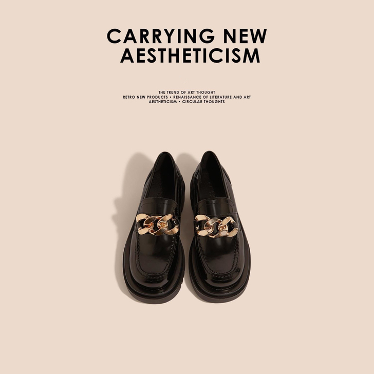 英伦鞋 厚底鞋 小皮鞋 松糕鞋  全新37...