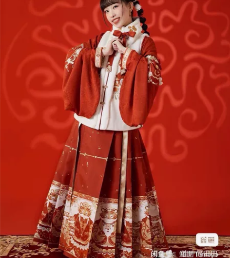 【急出】十三余小豆蔻儿[虎贺新春]刺绣马面...