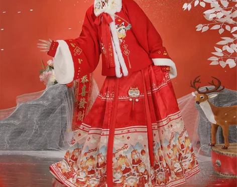 汉旭 萌虎添翼 女士汉服 全新带吊牌 转给...