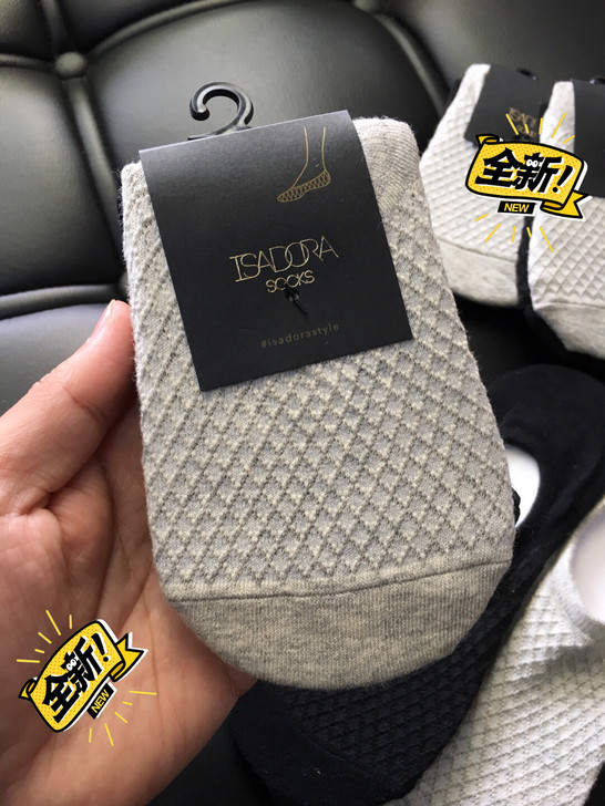 女款纯色素色 夏季薄款短袜 隐形袜船袜