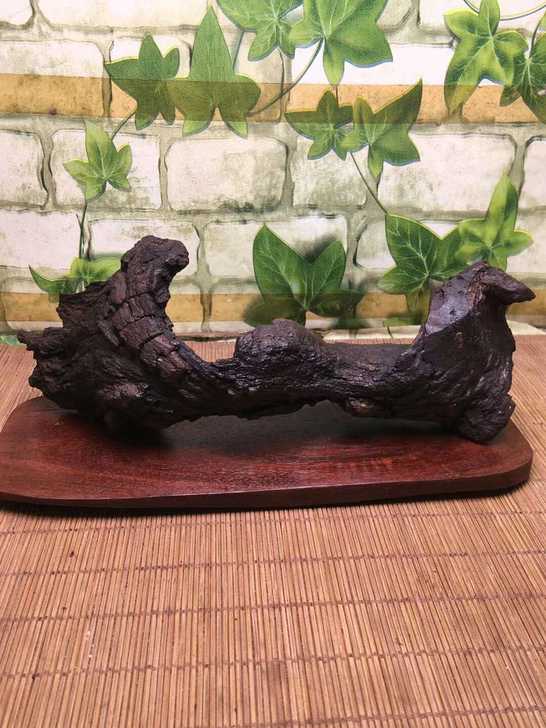 海南黄花梨［如意毛笔架］摆件