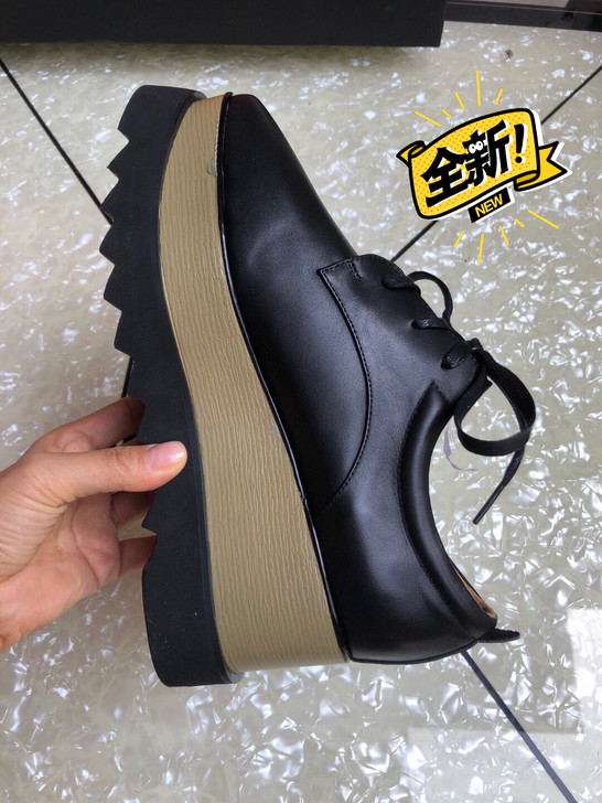 全新 实体店不做了，内外牛皮 松糕鞋 跟高...
