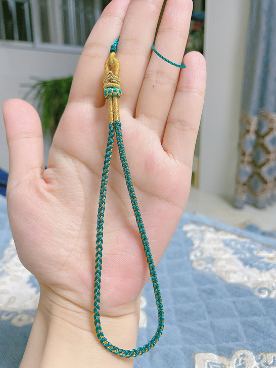 白尧结手机挂绳DIY手绳红绳八股辫纯手工c...