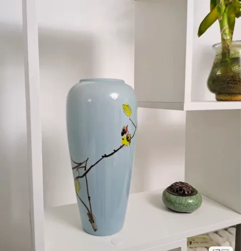 全新陶瓷花瓶摆件客厅插花低价出 37.9一...