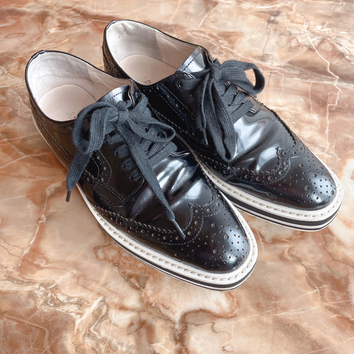 布洛克松糕鞋女厚底2021新款百搭5CM增...