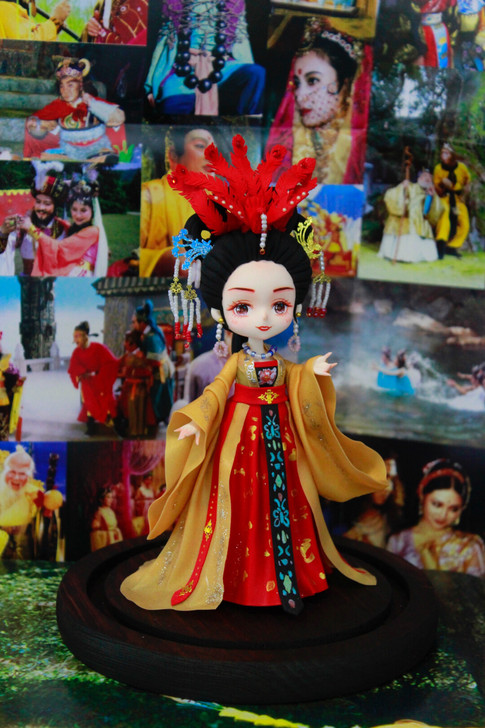 女儿国国王 Q版粘土公仔 手办 央视西游记...