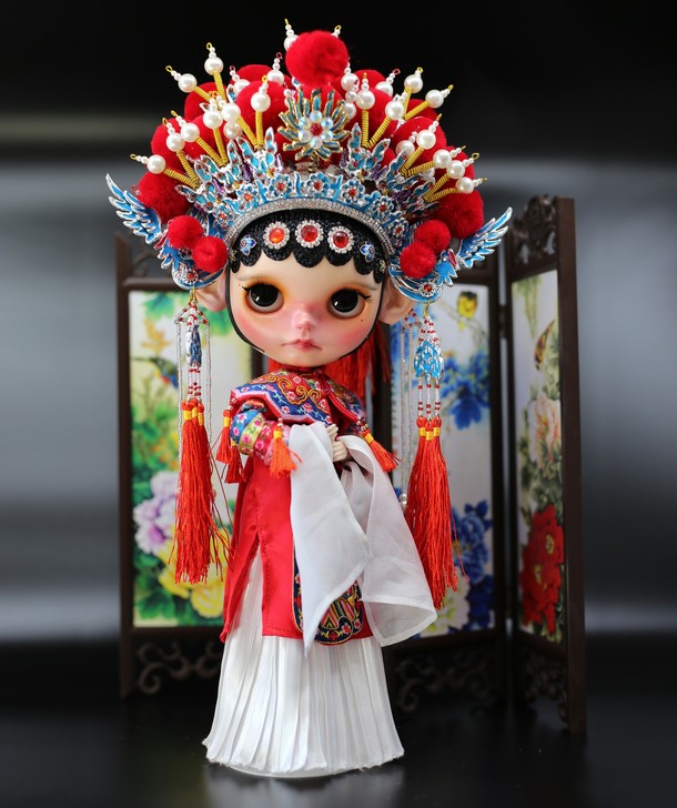 售出展示。Anniedollz成品改娃。小...