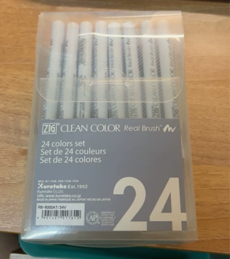 吳竹水彩筆24色 以前手帳入坑時購入，後來...