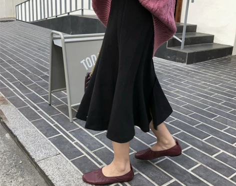 【坠感chao美裙】秋冬加厚高腰鱼尾裙黑色...