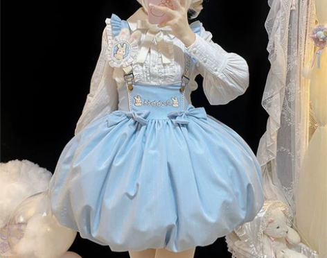 lolita花苞裙Pinkdaddy琉璃岛...