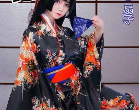 地狱少女阎魔爱cosplay 穿一 全套无...