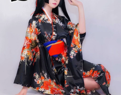 阎魔爱cos大全套 m码仅试穿 和服本体+...