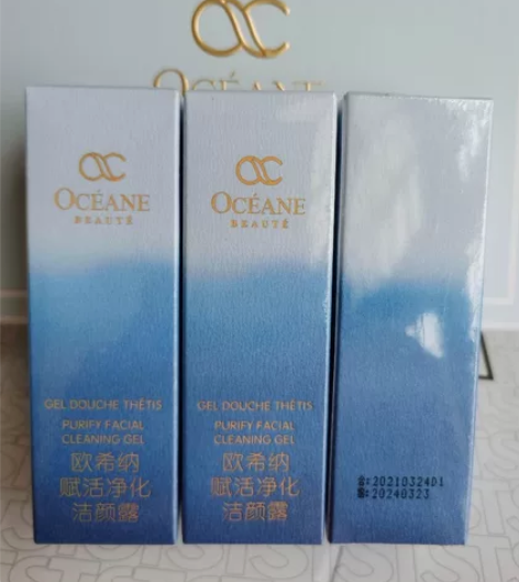 tst欧希纳洁面赋活净化洁颜露中样，3瓶6...