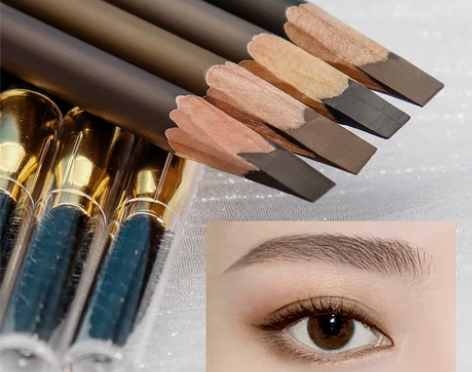 屈臣氐热卖灰棕色双头眉笔持久防水防汗不脱