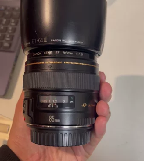佳能851.8人像镜头 自用95新 镜片无...