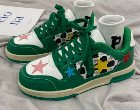 国潮ins复古德训鞋韩版chic小众防滑运...