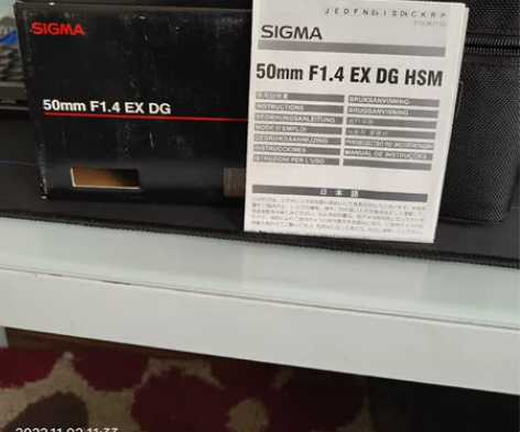适马镜头佳能ef卡口，50mm/f1.4e...