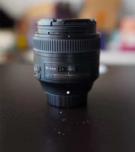 出尼康口85 1.8G人像王镜头 前后镜面无划痕 前后盖 遮...