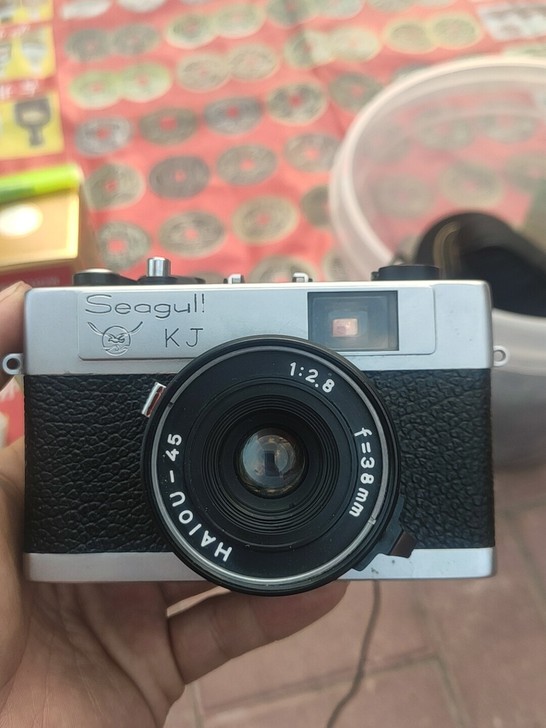 海鸥KJ老相机，品相如图，功能正常，会修的...