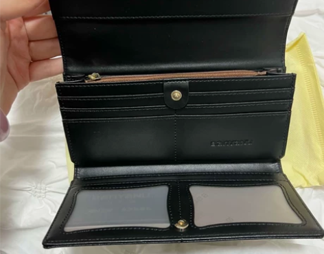 班亚奴 全新带包装女士钱包,头层牛皮,抖音...