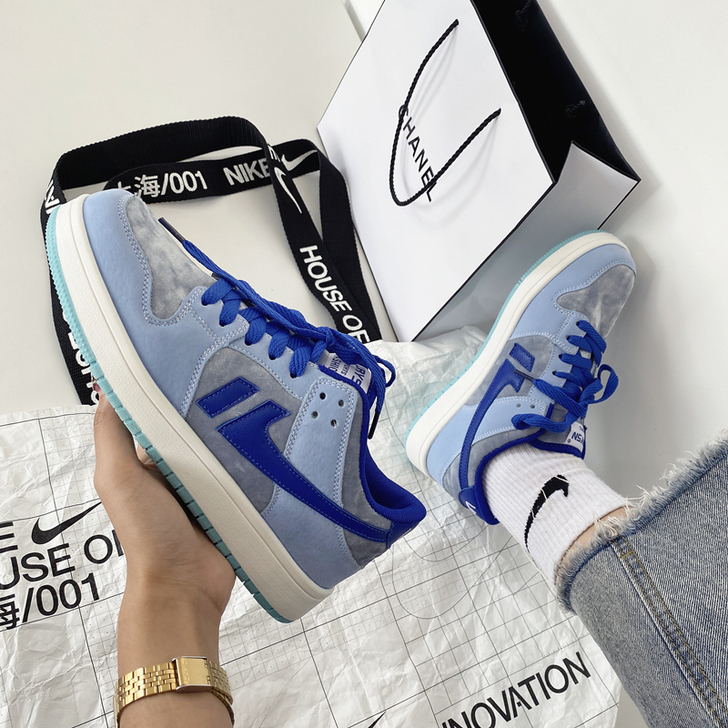 韩版绒面板鞋女ins超火高级感学生街拍休闲...