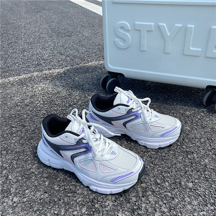 ins复古风学生百搭经典网面透气轻便跑步夏...