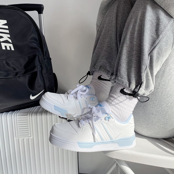 日系小白鞋女chic学生街拍百搭休闲运动鞋...