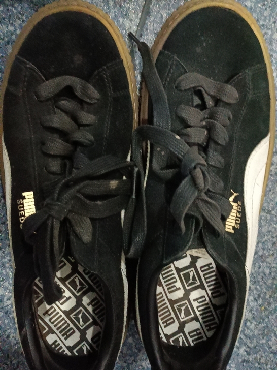 Puma彪马休闲鞋蕾哈娜松糕鞋厚底黑棕包邮