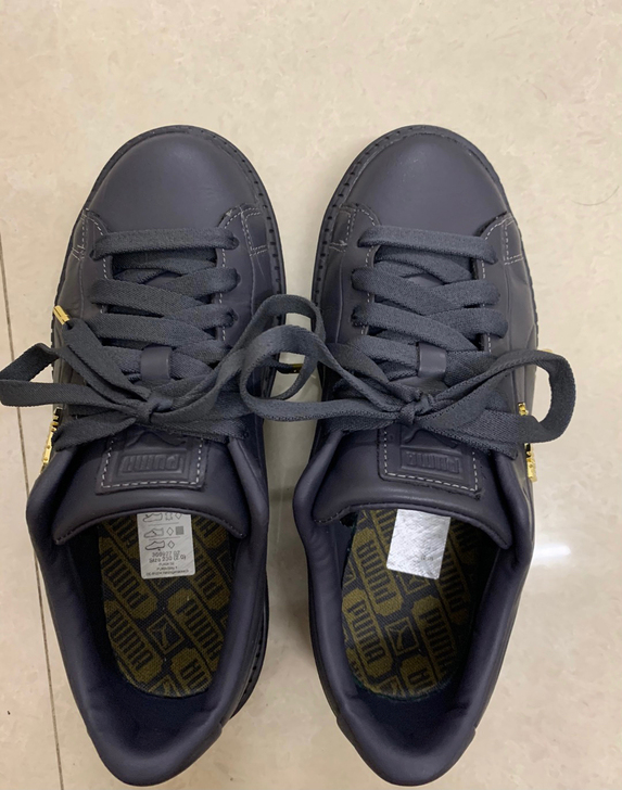 9.5成新PUMA彪马厚底鞋，买好穿回家几...