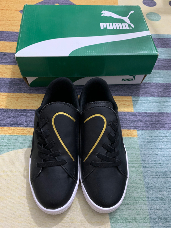 彪马/Puma 女童爱心拼接低帮运动休闲鞋...