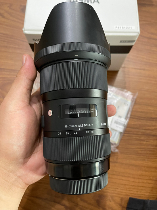 适马18 35 art 佳能口箱说保卡全 ...