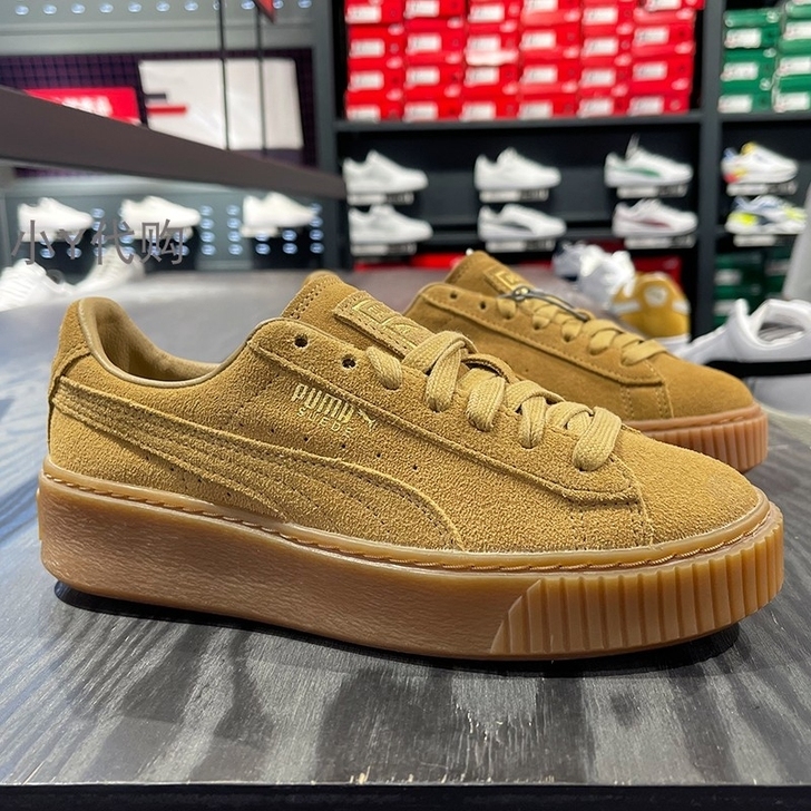 36码PUMA彪马 SUEDE 蕾哈娜小麦...