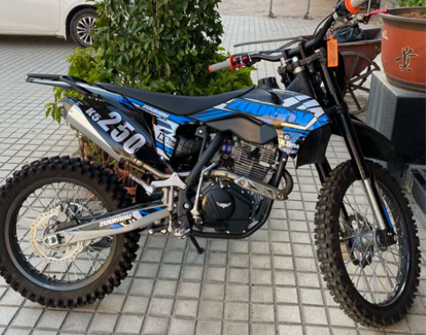 越野摩托车卒马k5大轮版本 落地2天行驶不...