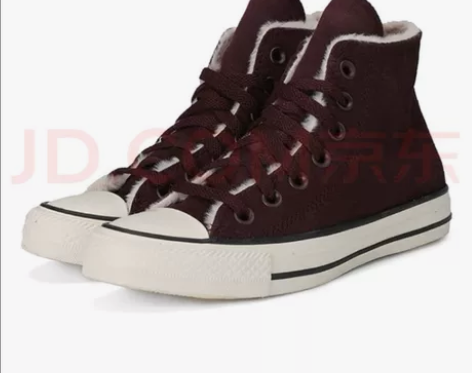 匡威 加绒帆布鞋 38码 感兴趣的话点“我...