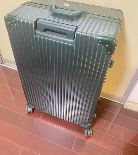 28寸墨绿色复古拉杆箱行李箱大学生密码登机...