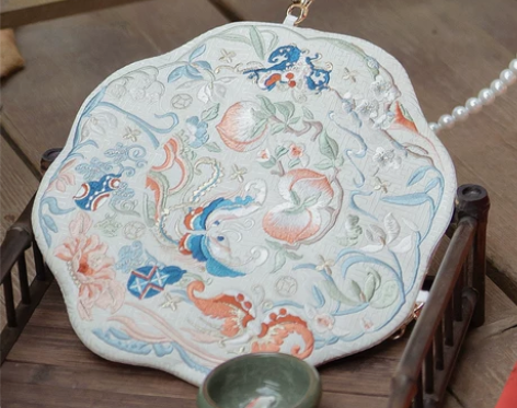 兰若庭 此意在人间 绣花包包 汉服 配饰 ...