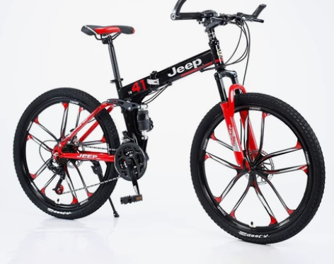 【改行 甩 甩 甩】吉普山地自行车折叠减震...