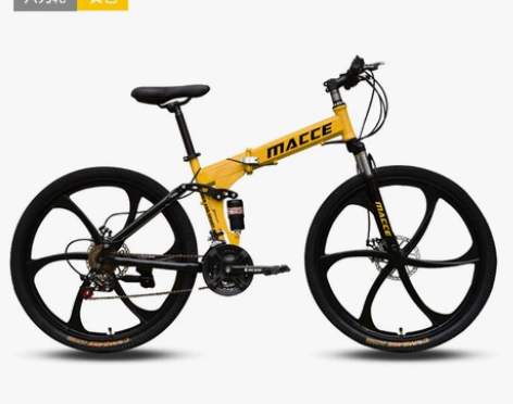 Macce麦希山地折叠自行车成年男女赛车越...