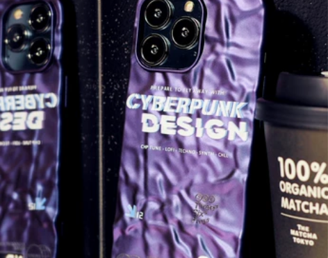 小众原创赛博iphone13磨砂硅胶手机壳...