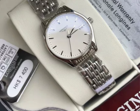 浪琴Longines律雅手表超薄石英表男表...