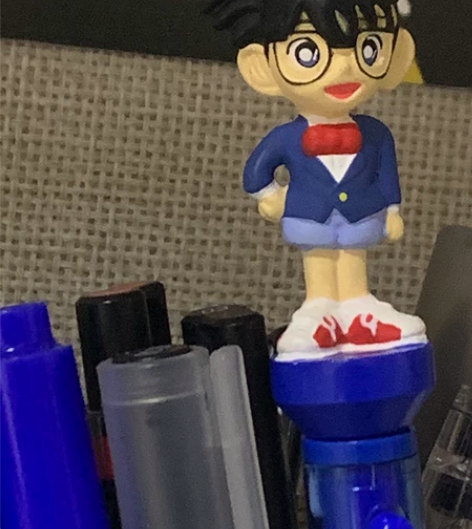 绝版名侦探柯南柯南公仔自动笔 自动铅笔0....