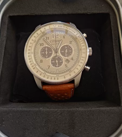 西铁城CA4500-16x光动能手表买来没...