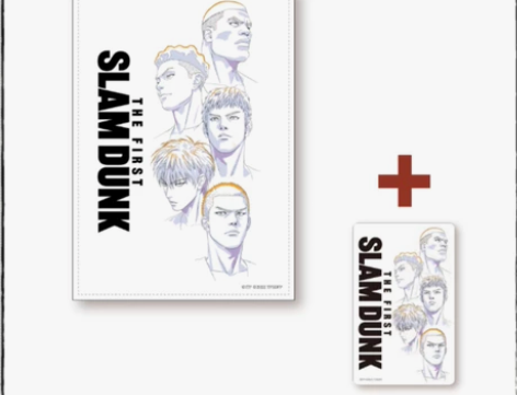 灌篮高手电影版周边 布质海报1张+五人版前...